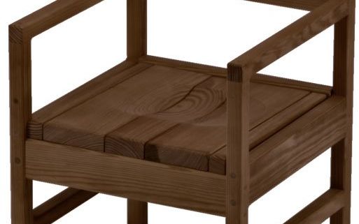 Crate Designs™ Furniture Brindle Dining Arm Chair-1
