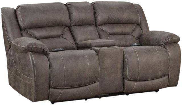 HomeStretch Enterprise Mink Power Reclining Loveseat-0