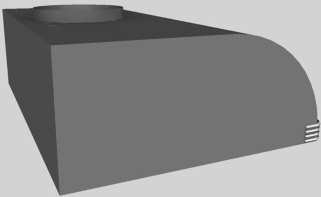 Vent-A-Hood® 30" Gunsmoke Retro Style Under Cabinet Range Hood-1