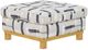 Legends Home Dovetail Blue/Gray Accent Ottoman-0