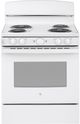 GE® 30" White Freestanding Electric Range-0