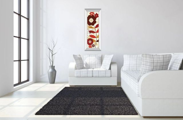 Classy Art Floral Pop Panel l by Mo Mullan Mirror Framed Wall Art-2