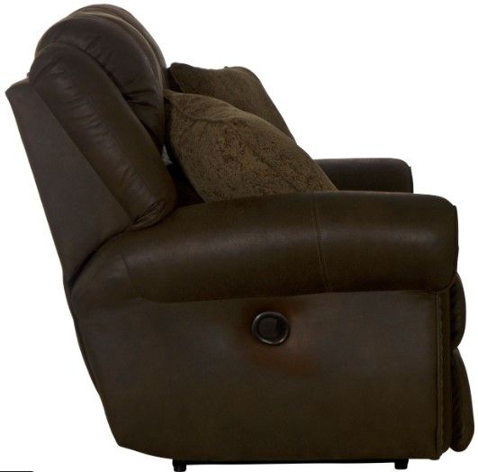 Catnapper® Pickett Walnut Rocking Reclining Loveseat-4