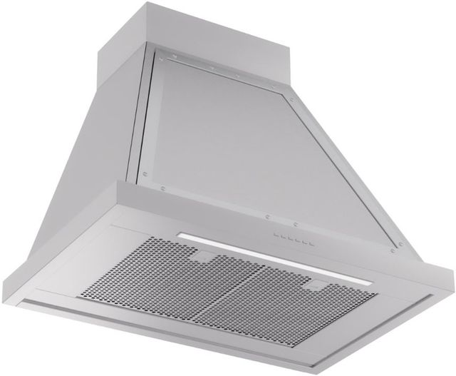 Ilve® Nostalgie II Noblesse 30" Stainless Steel Wall Mounted Range Hood with Chrome Trim-1