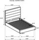 Coaster® Felicity 4-Piece White Twin Bedroom Set -5