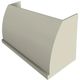 Vent-A-Hood® 54" Biscuit Wall Mounted Range Hood-1
