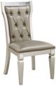 Furniture of America® Adelina 2-Piece Champagne/Warm Gray Side Chair Set-0