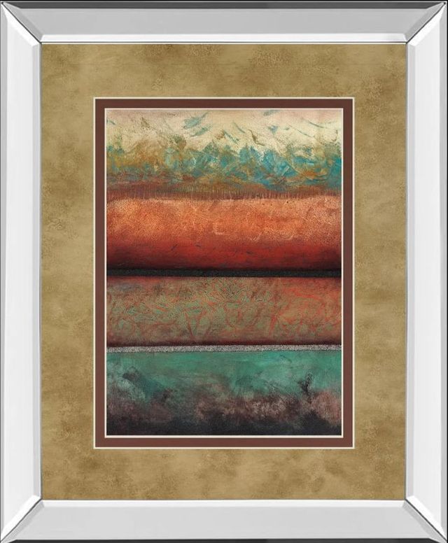 Classy Art Excitement by Laurie Fields Mirror Framed Wall Art-0