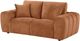 Coaster® Burnett Burnt Orange Chenille Upholstered Wide Arm Loveseat-2