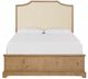 Bassett® Furniture Surry Flaxen Oak Upholstered King Panel Bed-1