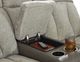 Signature Design by Ashley® Stately Check Sisal Power Reclining Loveseat with Headrest-4