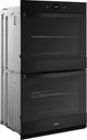 Whirlpool® 27" Black Double Electric Wall Oven-1