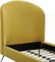 TOV Furniture Vivi Burnt Gold Velvet Twin Bed-4