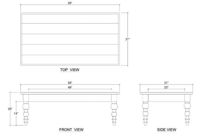 Bramble Customizable Madison Coffee Table-1