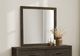 Monarch Specialties Inc. Rustic Oak Wall Mirror-1