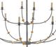 Currey & Company Balladier Hiroshi Gray Chandelier-1