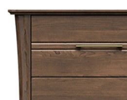 Country View Woodworking Brown Maple 28" Bedside Chest-1