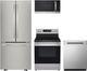 LG 4 Piece Stainless Steel Electric Kitchen Package-0