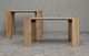 Nest Home Collections Esme Nordic Natural/Sabbia Travertine 31" Square End Table-1