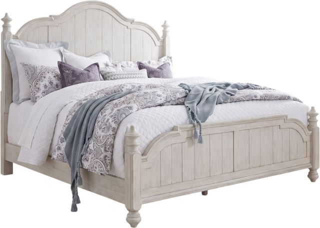 Liberty Furniture Farmhouse Reimagined 3-Piece Antique White/Chestnut Queen Bedroom Set-1
