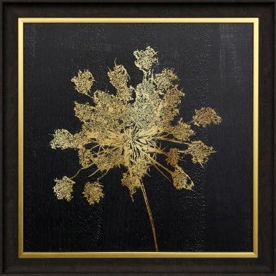 Stylecraft Lady Gold I Black/Gold Wall Art-0