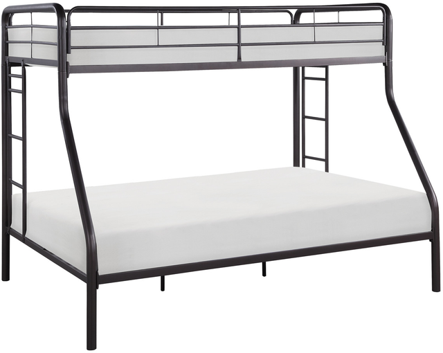Homelegance® Lunar Dark Bronze Twin/Full Youth Bunk Bed-0