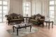 Furniture of America® Ensenada Brown/Dark Cherry Loveseat-1