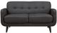 Elements International Hadley Heirloom Charcoal Loveseat-1