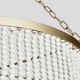 Classic Home Amanda White Beaded Chandelier -5