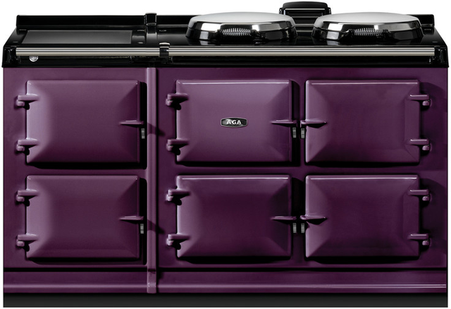 AGA™ Classic R7 150 60" Aubergine Pro Style Electric Range-0