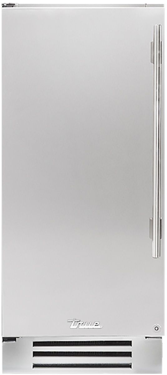 True® 15" 3.1 Cu. Ft. Stainless Steel Under Counter Refrigerator-0