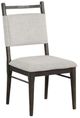 Furniture of America® Woolwich 2-Piece Dark Walnut/White Side Chair Set-0