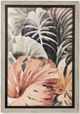Stylecraft Tepid Tropics Black/Gray/Red Wall Art-0