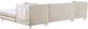 Meridian Furniture Moda 3-Piece Cream Upholstered U-Shape Double Chaise Sectional-2