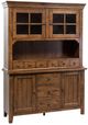 Liberty Furniture Hearthstone Ridge Tobacco Hutch and Buffet-0
