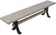 Nest Home Collections Missoula Antique Natural White Bench -0