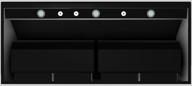 Vent-A-Hood® 48" Black Under Cabinet Range Hood-2