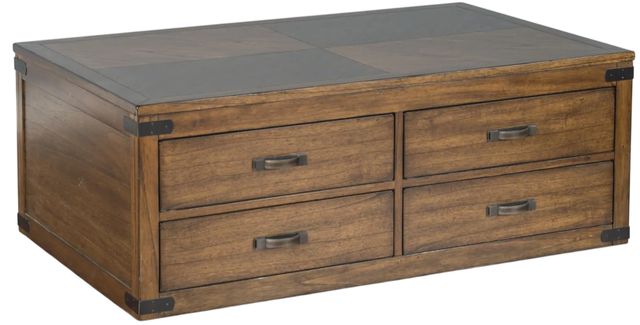 Sunny Designs™ Safari Nature Walk Coffee Table with Casters-0