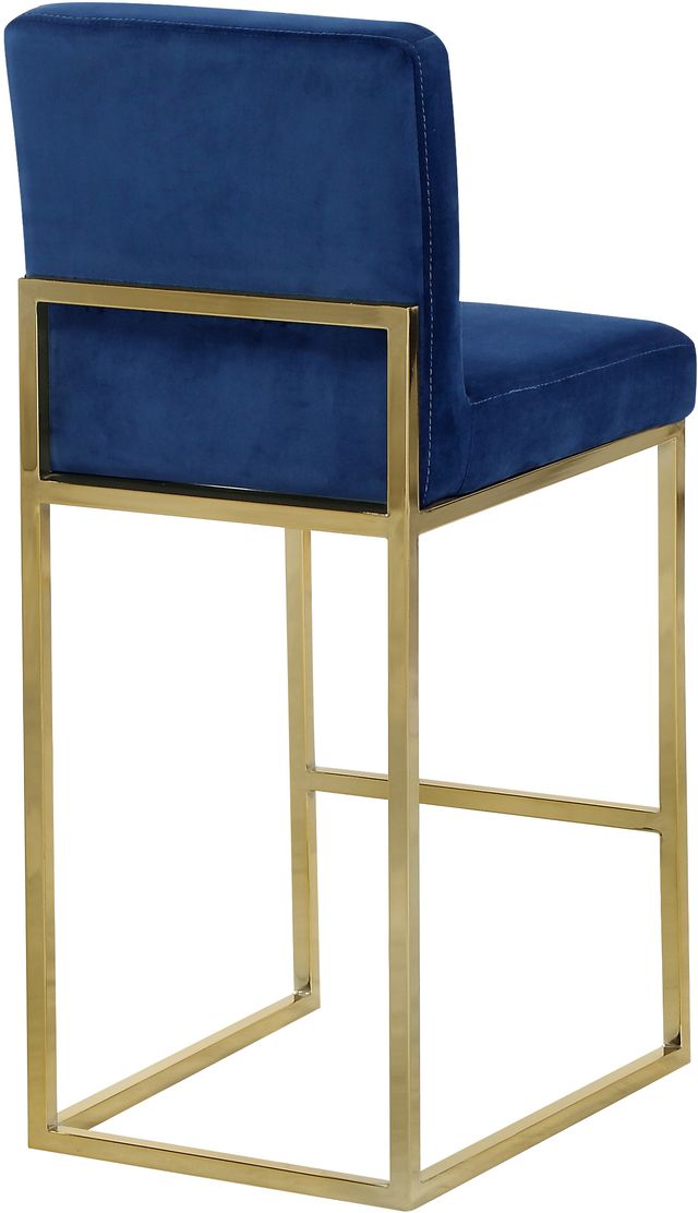 Meridian Furniture Giselle Navy Velvet Counter Stool-1