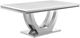 Coaster® Kerwin White Glass Top Dining Table with Chrome Base-0