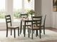 Signature Design by Ashley® Gesthaven 5-Piece Natural/Green Dining Table Set-3