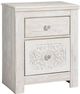 Signature Design by Ashley® Paxberry Whitewash 2-Drawer Nightstand-0