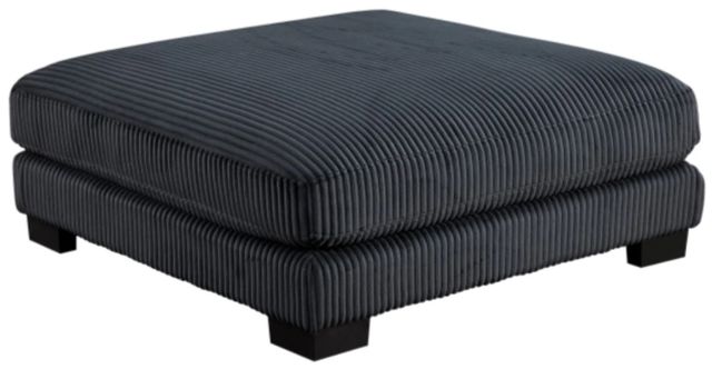 Homelegance® Traverse Black Ottoman-0