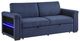 Global Furniture USA U0211 Navy Sofa Bed-0