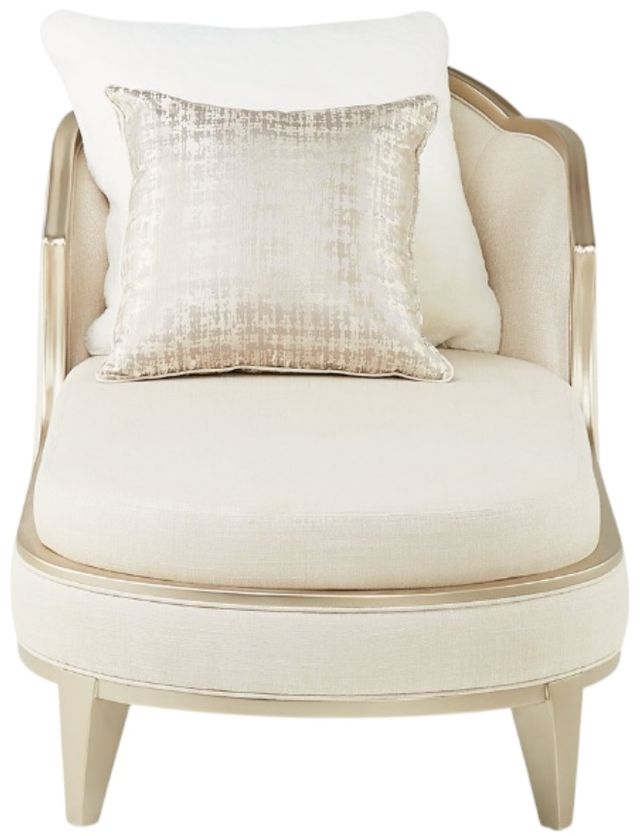 Michael Amini® Villa Cherie Caramel/Chardonnay Chaise-3