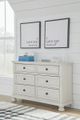 Signature Design by Ashley® Robbinsdale Antique White 6-Drawer Dresser-3