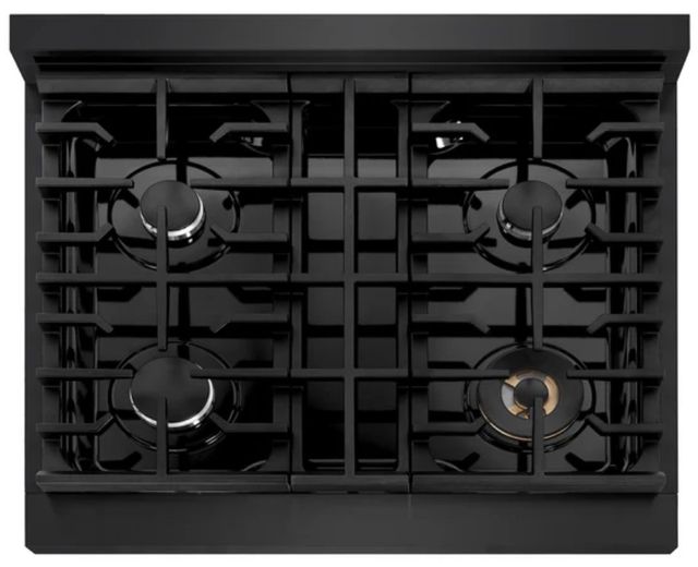ZLINE Paramount 30" Black Stainless Steel Gas Cooktop -2