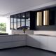 XO Fabriano Collection 15.75" Gold Cylinder Wall Mount Range Hood-2