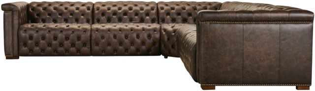 Hooker® Furniture SS Savion Deux 5-Piece West Saddlewood L-Shape Power Reclining Sectional-2