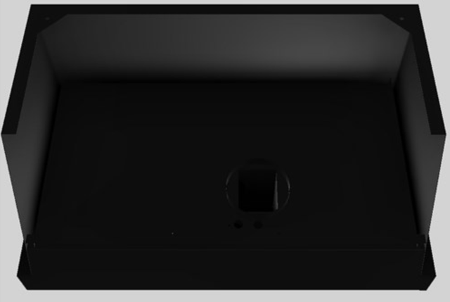 Vent-A-Hood® Designer Series 42" Black Wall Mounted Range Hood-1